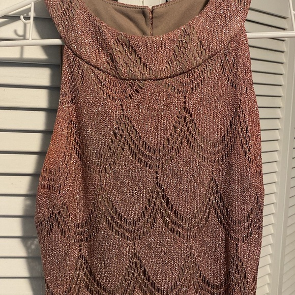 SL Fashion Blush Pink MIDI Dress Size 8 - Picture 3 of 4